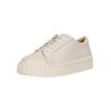 Sneaker CLARKS "Mayhill", Damen, Gr. 41, weiß, Leder, casual, Schuhe, mit modischer gerippter Chunky-Sohle