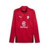 T-Shirt PUMA "AC Milan 25/26 Trainingstop Herren", Herren, Gr. L, rot (for all time rot schwarz), Obermaterial: 100% Polyester; Einsatz: 100% Polyester, bedruckt, slim fit, Rundhals, Langarm, Shirts