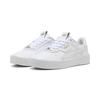 Sneaker PUMA "Carina 3.0 Luxe Sneakers Damen", Gr. 40, weiß (weiß gold), Obermaterial: Leder, Synthetik; Futter: Textil, Synthetik; Innensohle: Textil; Laufsohle: Gummi, Schuhe