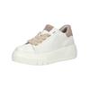 Plateausneaker GABOR "Gabor Sneaker Leder", Damen, Gr. 38,5, braun (latte), Leder, casual, Schuhe