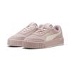 Sneaker PUMA "Carina Mia Suede Sneakers Damen", Gr. 40.5, mauve mist frosted ivory pink weiß, Obermaterial: Kuhleder, Textil, Synthetik; Futter: Textil; Innensohle: Textil; Laufsohle: Gummi, Schuhe