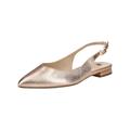 Ballerina HÖGL "Högl Ballerinas Leder", Damen, Gr. 38, gelb (sun), Leder, casual, Schuhe