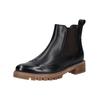 Stiefelette ARA "Ara Stiefelette Leder/Textil", Damen, Gr. 39, blau (dunkelblau), Leder, Textil, casual, Schuhe