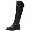 Bikerboots FELMINI "Felmini Stiefel Leder", Damen, Gr. 41, schwarz, Leder, casual, Schuhe