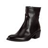 Stiefelette FELMINI "Felmini Stiefelette Leder", Damen, Gr. 38, schwarz, Leder, casual, Schuhe