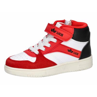 Sneaker LICO "Freizeitstiefel Chad VS High", Kinder, Gr. 28, weiß, Synthetik, Schuhe Image
