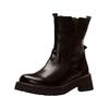 Stiefelette FELMINI "Felmini Stiefelette Leder", Damen, Gr. 41, schwarz, Leder, casual, Schuhe