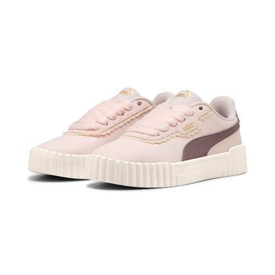 Sneaker PUMA "CARINA 3.0 MEMOIRES JR", Gr. 37, jasmine flower, plum jam, Textil, sportlich, Schuhe Image