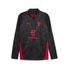 T-Shirt PUMA "AC Milan 25/26 Trainingstop Herren", Herren, Gr. M, rot (schwarz for all time rot), Obermaterial: 100% Polyester; Einsatz: 100% Polyester, bedruckt, slim fit, Rundhals, Langarm, Shirts