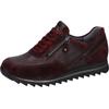 Keilsneaker WALDLÄUFER "HAIBA", Damen, Gr. 8,5 (42,5), rot (bordeaux), Veloursleder, Nappaleder, sportlich, Schuhe, Komfortschuh, Bequemschuh, in Komfortweite H (= sehr weit)