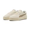 Sneaker PUMA "Carina Mia Suede Sneakers Damen", Gr. 40, alpine snow ice coffee weiß beige, Obermaterial: Kuhleder, Textil, Synthetik; Futter: Textil; Innensohle: Textil; Laufsohle: Gummi, Schuhe