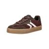 Sneaker TAMARIS "Tamaris Sneaker Leder", Damen, Gr. 38, rot (merlot), Leder, casual, Schuhe