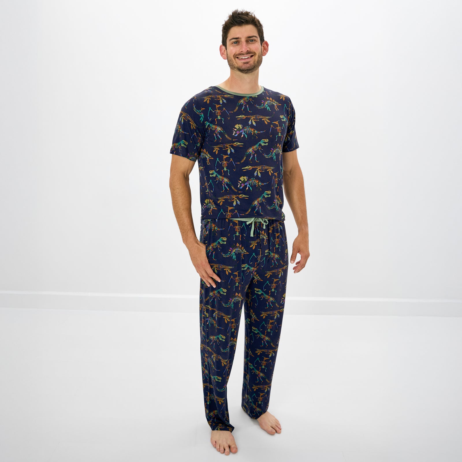 Fossil Quest Men's Short Sleeve Pajama Top - S