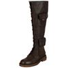 Stiefel FELMINI "Felmini Stiefel Leder", Damen, Gr. 40, braun (dunkelbraun), Leder, casual, Schuhe