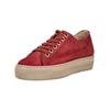 Sneaker PAUL GREEN "Paul Green Sneaker Nubukleder", Damen, Gr. 39, rot (wine), Nubukleder, casual, Schuhe