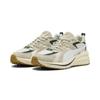 Sneaker PUMA "Hypnotic Sneakers Erwachsene", Gr. 46, alpine snow weiß honey butter braun, Obermaterial:, Leder; Futter: Textil; Innensohle: Textil; Laufsohle: Gummi, Schuhe