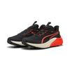 Trainingsschuh PUMA "Electrify NITRO™ 4 Trail Laufschuhe Herren", Gr. 44.5, schwarz glowing rot warm weiß, Obermaterial: Kuhleder, Textil, Gummi; Futter: Textil; Innensohle: Textil; Laufsohle: Gummi, Synthetik, Schuhe