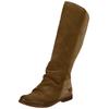 Stiefel FELMINI "Felmini Stiefel Veloursleder", Damen, Gr. 38, grau, Veloursleder, casual, Schuhe
