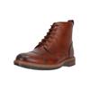 Stiefel CLARKS "Aldwin Cap", Damen, Gr. 45, braun, Leder, klassisch, Schuhe, mit bequemer Unterfußdämpfung