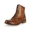 Schnürstiefelette FELMINI "Felmini Stiefelette Leder", Damen, Gr. 38, braun, Leder, casual, Schuhe