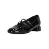 Pumps CLARKS "Daiss30 Shine", Damen, Gr. 38, schwarz, Leder, elegant, Schuhe, aus glänzendem Lackleder