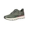 Sneaker TAMARIS "Tamaris Sneaker Lederimitat/Textil", Damen, Gr. 41, grün (olive), Lederimitat, Textil, casual, Schuhe