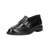 Slipper PAUL GREEN "Paul Green Slipper Glattleder", Damen, Gr. 40,5, schwarz, Glattleder, casual, Schuhe
