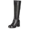 Stiefel FELMINI "Felmini Stiefel Leder", Damen, Gr. 41, schwarz, Leder, casual, Schuhe