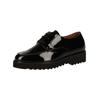 Schnürschuh PAUL GREEN "Paul Green Halbschuhe Leder", Damen, Gr. 39, schwarz, Leder, elegant, Schuhe