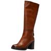 Stiefel FELMINI "Felmini Stiefel Leder", Damen, Gr. 36, braun (mittelbraun), Leder, casual, Schuhe
