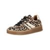 Sneaker GABOR COMFORT "Gabor Comfort Sneaker Leder", Damen, Gr. 38,5, schwarz (braun, schwarz), Leder, casual, Schuhe
