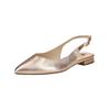 Ballerina HÖGL "Högl Ballerinas Leder", Damen, Gr. 39, gelb (sun), Leder, casual, Schuhe