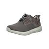 Schnürschuh JOSEF SEIBEL "Josef Seibel Halbschuhe Leder/Textil", Herren, Gr. 45, grau, Leder, Textil, casual, Schuhe