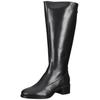 Stiefel NERO GIARDINI "Nero Giardini Stiefel Leder/Textil", Damen, Gr. 36, schwarz, Leder, Textil, casual, Schuhe