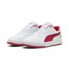 Sneaker PUMA "Scuderia Ferrari Caven 2.0 Sneakers Jugendliche", Kinder, Gr. 38.5, weiß (weiß rosso corsa rot), Obermaterial: Synthetik, Leder; Futter: Textil; Innensohle: Textil; Laufsohle: Gummi, Schuhe