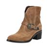 Bikerboots NERO GIARDINI "Nero Giardini Stiefelette Nubukleder", Damen, Gr. 38, braun, Nubukleder, casual, Schuhe