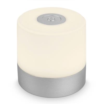 BRILONER LEUCHTEN Tischleuchte "Tischleuchte SMAL", silber (silberfarben, weiß), Lampen Image