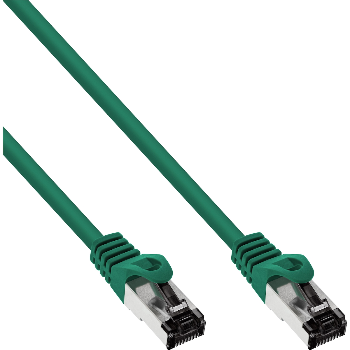 InLine® Patchkabel, S/FTP (PiMf), Cat.8.1, 2000MHz, halogenfrei, grün, 3m Image