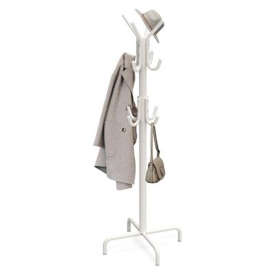 12 Hooks Standing Coat and Hat Hanger Organizer Rack