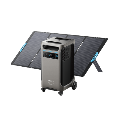 Anker SOLIX F3800 Plus Solar Generator + 400W Solar Panel