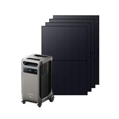 Anker SOLIX F3800 Plus Solar Generator + 4Ã— 410W Rigid Solar Panel