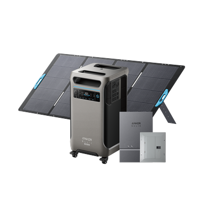 Anker SOLIX F3800 Plus + Smart Home Power Kit + 400W Solar Panel
