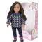 Bambola con Vestiti e Accessori, 46cm, Marrone