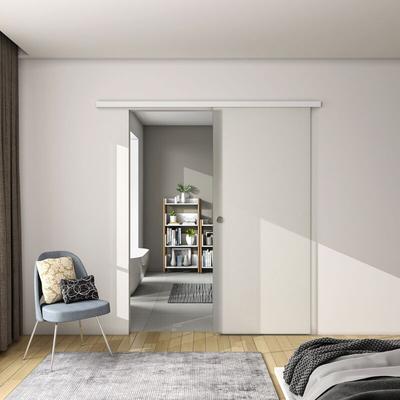 Aica Sanitaire - aica 85 x 225cm Innentüren Glasschiebetüre Mattglas Set vor der Wand laufend Image