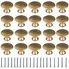 20 Stück Vintage Messing Schrankknöpfe Schubladentürgriffe Möbelgriffe Vintage Möbelgriffe