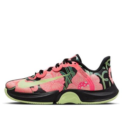 (Wmns) Court Air Zoom Gp Turbo Hc Premium 'Naomi Osaka Art Nouveau Floral' - Red - Nike Sneakers