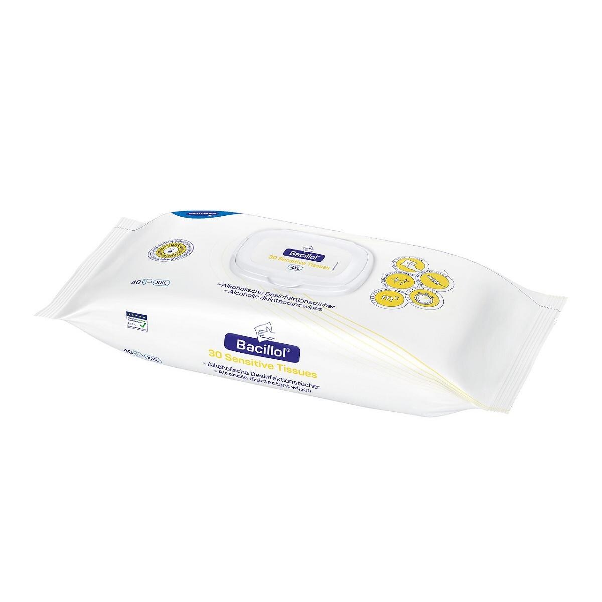 Bacillol® 30 Sensitive Tissues 40 Stück XXL Image