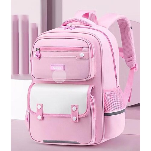 Zaino scolastico per ragazzi della scuola elementare – resistente zaino impermeabile con più tasche, strutturato per il ritorno a scuola per l'uso quotidiano