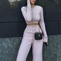 Per donna Abito in maglia Tute sportive e per il tempo libero Athleisure Autunno Manica Lunga Vita Alta Antivento Leggero Traspirante Palestra Allenamento Corsa abbigliamento sportivo Abbigliamento