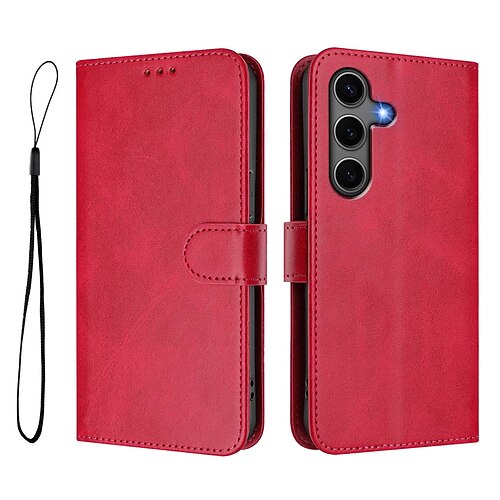 Handy Hülle Handyhüllen Für Samsung Galaxy S26 Ultra Plus S25 S25 Edge S24 S23 Ultra Plus S24 FE S22 Plus Ultra A16 A55 5G A35 5G Brieftaschenhülle Mit Ständer Vollschutz Mit Handgelenkschlaufe Retro Image